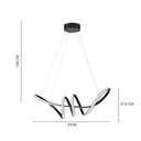Ver imagem 2 de Pendente Led Moderno Taschibra Loop 38w Luz Quente 3000k Bivolt Ouro