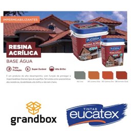 Resina Acrílica Multiuso Eucatex Acqua 3,6L - Incolor - 2