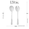 Conjunto 2 Peças para Salada de Aço Inox Positano - Lyor - 8