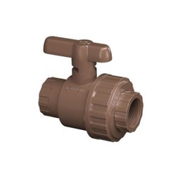 Registro de Esfera Pvc Roscável com União de 1.1/4 Polegada - 1