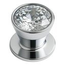 Ver imagem 1 de Kit 24 Puxadores 3cm Gavetas Porta de Armários Móveis Ponto de Luz Redondo Cromado Trend