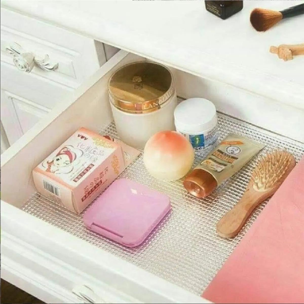 Forro Manta Impermeavel 3 Metros Prateleira Gaveta Armario Cozinha Quarto Antiderrapante Mesa Bancad - 2