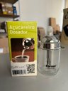 Ver imagem 3 de Açucareiro com Dosador Vidro e Aço Inox com Tampa 250g Forma