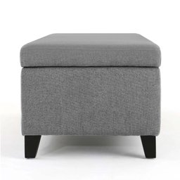 Recamier Bau Julia 1,20m Suede Cinza - Inova Decor Inova Decorações - 5