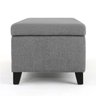 Recamier Bau Julia 1,20m Suede Cinza - Inova Decor Inova Decorações - 5
