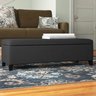 Recamier Bau Julia 1,20m Suede Cinza - Inova Decor Inova Decorações - 7
