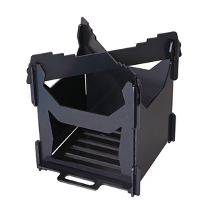 Fogareiro Portátil a Lenha Compacto em Aço Carbono Mini Camper Capincho 08000506