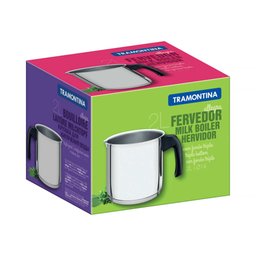 Fervedor Tramontina Allegra em Aço Inox com Fundo Triplo e Cabo de Baquelite 14 Cm 2 L Tramontina - 2