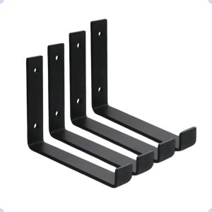 Mão Francesa Invertida Suporte Kit 4 C/ Parafuso e Bucha