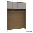 Ver imagem 1 de Guarda Roupa Modulado Ponte 163cm 04 Portas 234cm Alt Setiba