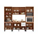 Ver imagem 4 de Cozinha Modulada Demóbile 4 Peças Firenze C4p252 Amendola/nude Prime Tx