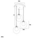 Ver imagem 5 de Lustres Pendentes Triplo Harmony Bolinha Escovado