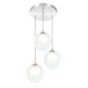 Ver imagem 1 de Lustres Pendentes Triplo Harmony Bolinha Escovado