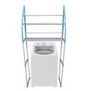 Ver imagem 4 de Rack Estante Lavanderia Prateleira Maquina de Lavar Organizador Metal Casa Organização