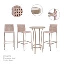 Ver imagem 1 de Conjunto para Área com 03 Banquetas Jade e 01 Bistro Dubai