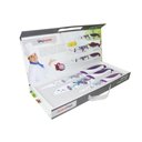 Ver imagem 2 de Jogo de Facas Decoradas Aço Inox 3 Peças Utensilios Cozinha