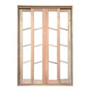 Ver imagem 1 de Porta Balcão de Correr Padrão Cedro Diagonal Reto Bat.14 Cm- 2.15 (a) X 1.80 (l)