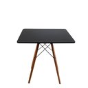 Ver imagem 1 de Mesa Jantar Quadrada Eiffel 90x90 Cm Preto Mdf Charles Eames