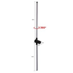 Arandela Led Lina 30x50cm 10w 3000k Branco Quente Bivolt Preto - 4