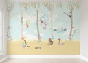 Ver imagem 1 de Papel de parede safári animal menina para quarto de bebê M² PP23