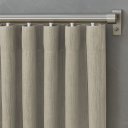 Ver imagem 2 de Cortina Gaze de Linho Flamê Basic 3,00x2,70m para Trilho Suíço Sala e Quarto:Bege