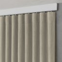 Ver imagem 3 de Cortina Gaze de Linho Flamê Basic 3,00x2,70m para Trilho Suíço Sala e Quarto:Bege