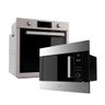 Kit Forno 75L e Micro-ondas 26L de Embutir Oster Black Inox - 220V - 1