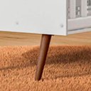 Ver imagem 3 de Berço Mini Cama Infantil Q Charm 70cm Com Rodízios e Mosqueteiro - ÉdeCasaMóveis                                                               