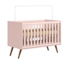 Ver imagem 1 de Berço Mini Cama Infantil Q Charm 70cm Com Rodízios e Mosqueteiro - ÉdeCasaMóveis                                                               