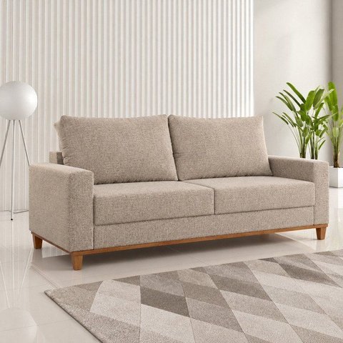Sofá Living 3 Lugares 180cm Linhão Livia