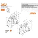 Ver imagem 2 de Fechadura Porta Vidro 2002 Cilindro Redonda Cromada