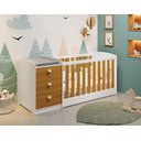 Ver imagem 2 de Berço Multifuncional 3 em 1 Atlanta - Reller:branco Acetinado/savana