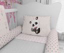 Ver imagem 4 de Kit Berço Enxoval de Bebê Safari Bebê Mapa Mundi