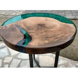 Resina Epóxi Cristal para Revestir Mesas 1kg - 1 Kit - 6