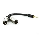Ver imagem 1 de Cabo P2 Mono para 2 Xlr Macho 10 Metros