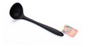 Ver imagem 5 de Kit 4 Utensílios De Silicone Colher Espátula Concha Vazado Preto - Preto