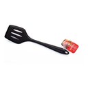 Ver imagem 4 de Kit 4 Utensílios De Silicone Colher Espátula Concha Vazado Preto - Preto