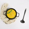 Kit 4 Utensílios De Silicone Colher Espátula Concha Vazado Preto - Preto - 2