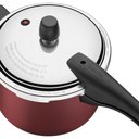 Ver imagem 2 de Panela de Pressão Alumínio Antiaderente Vermelho