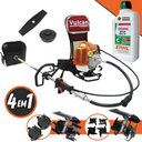 Ver imagem 1 de Roçadeira Costal Multifunções Vulcan Vrc430 43cc 1,7hp Completa C/ Enxadas + Óleo Stihl 2t