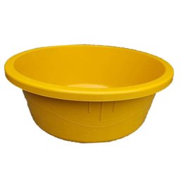 Bacia De Plástico Extra Grande 100 Litros Amarela Arqplast - 2