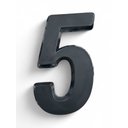 Ver imagem 1 de Número Residencial Preto 3d Porta Parede Casa Prédio Empresa 5