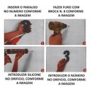 Ver imagem 4 de Número Residencial Preto 3d Porta Parede Casa Prédio Empresa 5