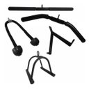 Ver imagem 1 de Kit 5 Barras Puxadores Pulley Reto Curvo Corda V Triangulo