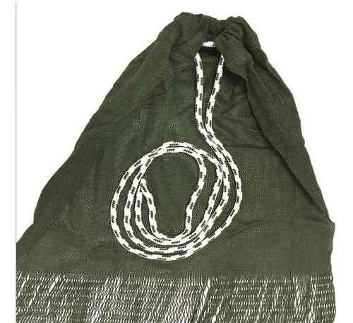 Rede De Descanso Dormir Relaxar Casal Arejada Super Resistente - Verde-militar - 1