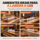 Ver imagem 5 de Lareira a Gás Interna de Embutir 80cm:Lareira a Gás Glp 80 cm