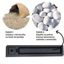 Lareira a Gás Interna de Embutir 80cm:lareira a Gás Glp 80 Cm - 5