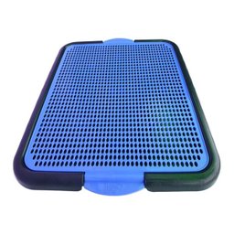 Sanitário Canino Xixi Pet Luxo banheiro para cachorro - Azul - 1 Sanitário Canino Xixi Pet Luxo banheiro para cachorro - Azul - 1