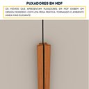 Ver mais imagens de Guarda Roupa Casal 100% Mdf 6 Portas 6 Gavetas com Pés Fortuna Tcil Tcil Móveis Roupeiro 100% Mdf Fo