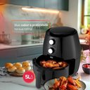 Ver imagem 4 de Fritadeira sem Óleo Hq Airfryer 5l Preto Hq-af5lmp 110v